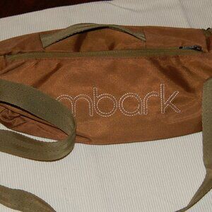 Embark Fanny Pack Green/Tan 12" x 5"  Good Preowned Condition